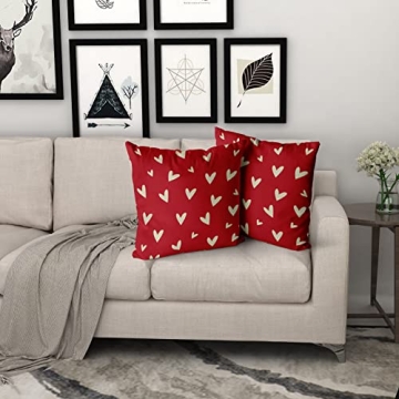 High-Quality Valentine's Day Pillow Covers Set of 2
