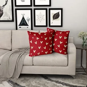 High-Quality Valentine's Day Pillow Covers Set of 2