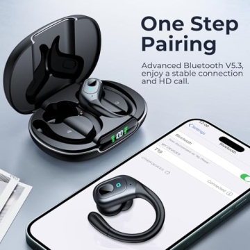 Occiam Wireless Earbuds 90H Playtime IPX7 Sweatproof