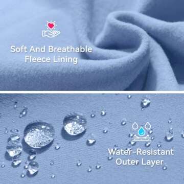 BALEAF Girls Fleece Long Sleeve Shirt for Active Kids