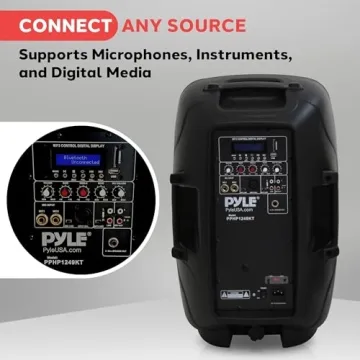 Pyle Wireless Portable PA System - 1800W Peak