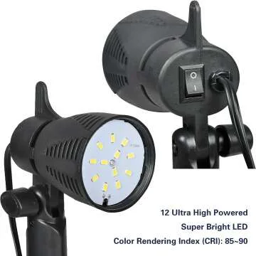 EMART LED Continuous Light Lamp for Photography