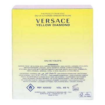 Versace Yellow Diamond Women's Eau de Toilette 3.0 oz