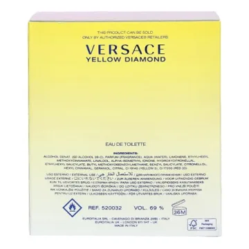 Versace Yellow Diamond Women's Eau de Toilette 3.0 oz