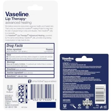 Vaseline Lip Therapy - Advanced Healing Lip Balm Tube 0.35 oz