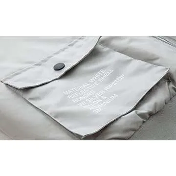 CORIRESHA Mens Apollo NASA Patches Slim Fit Bomber Jackets Windbreaker