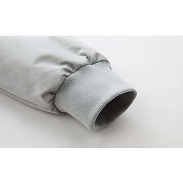 CORIRESHA Mens Apollo NASA Patches Slim Fit Bomber Jackets Windbreaker