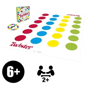 Hasbro Twister Classic Board Game - Fun for All Ages!