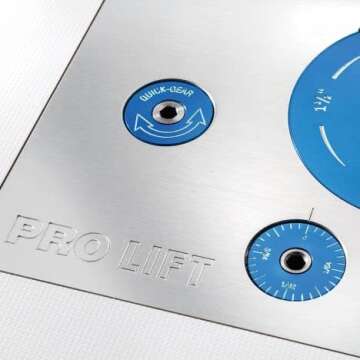 Rockler Pro Lift Router Lift for Woodworking Precision