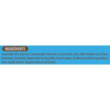 Nutilight No Sugar Added Hazelnut Spread with Cocoa and Milk, Keto and Diabetic Friendly, Non-GMO, Gluten-Free, and Soy-Free, 11 Oz (Pack of 1)