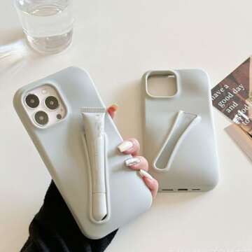 TRADAY Lip Gloss Phone Case Cute for iPhone 15 Plus /14 Plus for Women Girls Protective Silicone Sho...