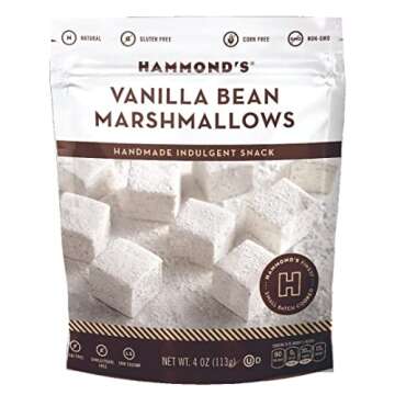 Indulge in Delicious HAMMONDS CANDIES Vanilla Bean Marshmallows, 4 OZ