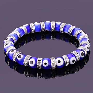 JEWELRIESHOP Turkish Evil Eye Bracelet for Women