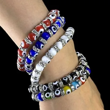 JEWELRIESHOP Turkish Evil Eye Bracelet for Women