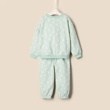 Shop the Sofia Grainge Toddler Sweat Set in Green