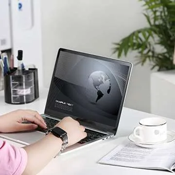 Simpeak Band Compatible with Fitbit Versa/Versa 2 / Versa Lite/Versa SE Smartwatch,Bracelet Elastic Beaded Pearl Band Replacement for Fitbit Versa,Women, Black