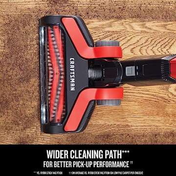 CRAFTSMAN V20 Cordless Stick Vacuum Kit, Removable Battery Included (CMCVS001D1)
