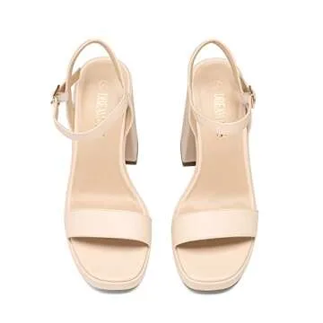 Chic DREAM PAIRS Block Platform Heels for Every Occasion