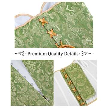 Alivila.Y Vintage Brocade Corset for Stunning Curves