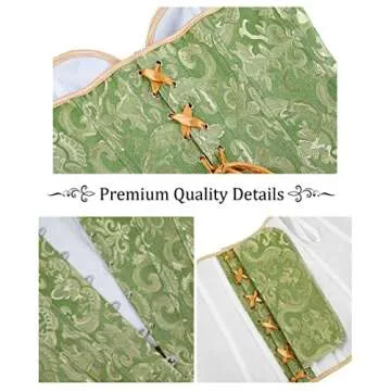 Alivila.Y Vintage Brocade Corset for Stunning Curves