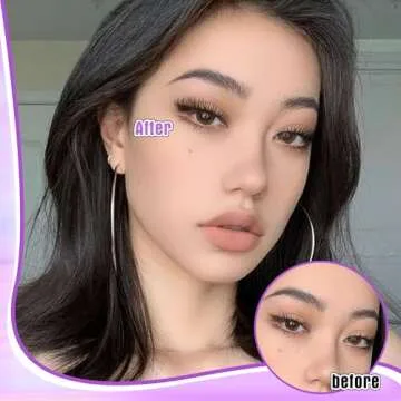 PHKERATA Wispy Lash Extension Kit Natural Lash Clusters Kit C Curl DIY Eyelash Extensions Kit 252 pcs Individual Lashes Clusters Wispy Eyelash Clusters with Lash Bond and Seal at Home Cat Eye Cluster