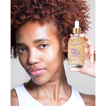 SpaLife Nourishing Anti-Aging Gold & Silver Serums (Anti-Aging 24k Gold & Collagen) 110 ml (3.7 Fl. ...