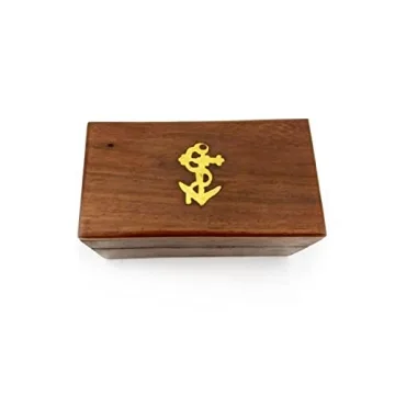 6 Handheld Brass Telescope with Wooden Box - Explore