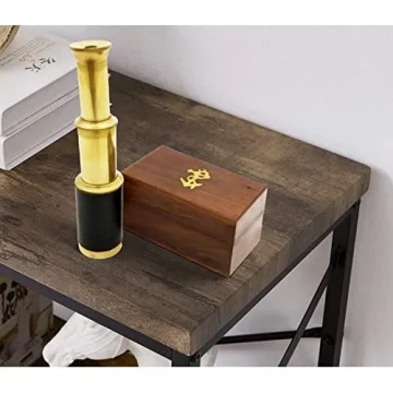 6 Handheld Brass Telescope with Wooden Box - Explore