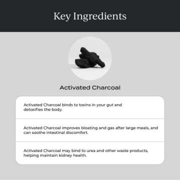 Cymbiotika Activated Charcoal Supplement for Gut Health