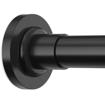 SUNALLY Adjustable Shower Curtain Rod 32-75 Inch No Drill