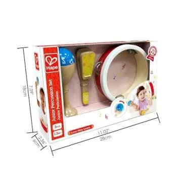 Hape Junior Percussion Set for Toddlers - Fun and Safe