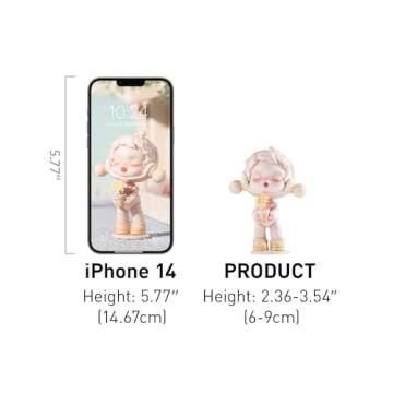 POP MART Skullpanda Warmth Series, Skullpanda Blind Box Figures, Random Design Action Figures Collectible Toys Home Decorations, Single Box