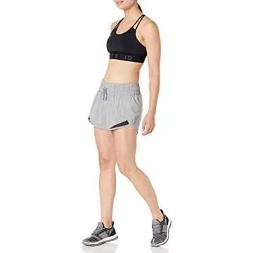 Amazon Essentials Women's Ruched Waist Running Shorts Online
