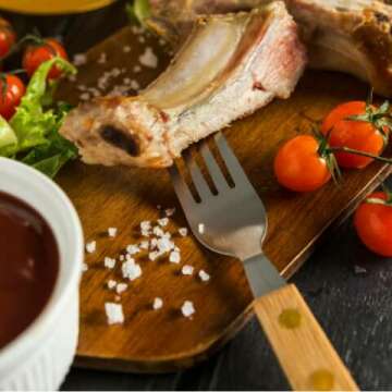 Jim Beam 8-Pc Steak Knives & Forks Set - Stainless Steel