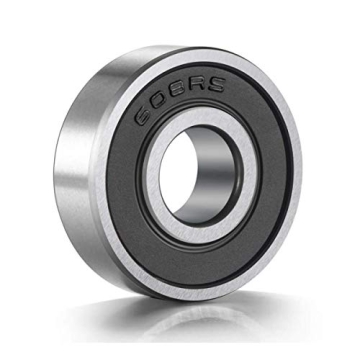 10 Pack 608-RS Ball Bearing - Double Rubber Sealed Shielded Miniature Deep Groove 608rs Bearings for...