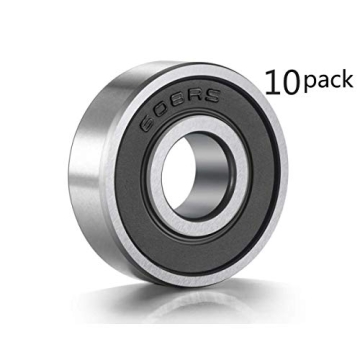 10 Pack 608-RS Ball Bearings for Skating and More