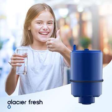 GLACIER FRESH NSF Certified Water Filter Replacement for PUR