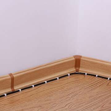 Darller 200 Pack Nail in Cable Clips for Cat6 Cables - White