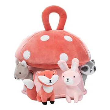 Lambs & Ivy Plush Mushroom House for Kids Adventure