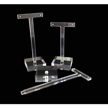 Clear Acrylic Jewelry Display Stands for Earrings 3PC Set