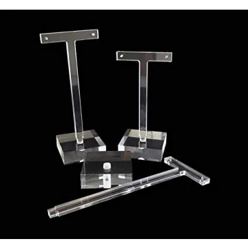 Clear Acrylic Jewelry Display Stands for Earrings 3PC Set