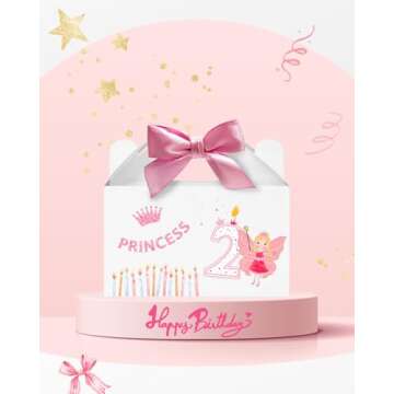 Moretoes 48 Pack White Party Favor Treat Boxes, 6x3.5x3.5 Inches Candy Gift Boxes, Party Favor Boxes...