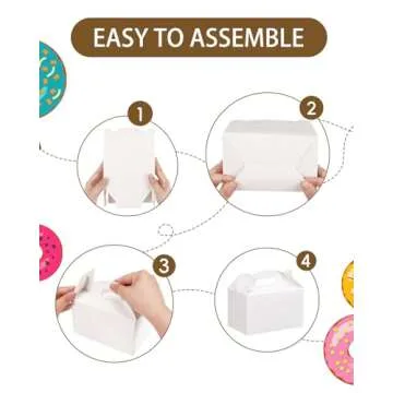 Moretoes White Party Favor Treat Boxes for Every Celebration