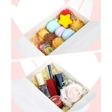 Moretoes White Party Favor Treat Boxes for Every Celebration