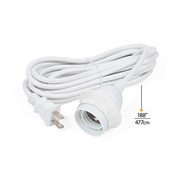 Wallniture Fiore 15 Feet Lighting Cord Set for Home Decor