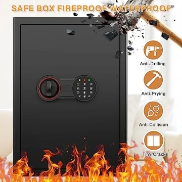 3.0 Cubic Feet Fireproof Home Safe - Security & Convenience