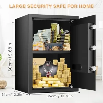 3.0 Cubic Feet Fireproof Home Safe - Security & Convenience