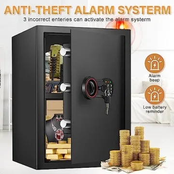 3.0 Cubic Feet Fireproof Home Safe - Security & Convenience