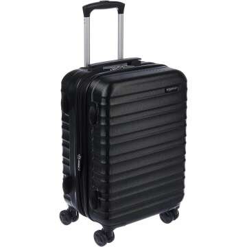 Amazon Basics 21-Inch Hardside Spinner Luggage - Durable & Stylish Travel Gear