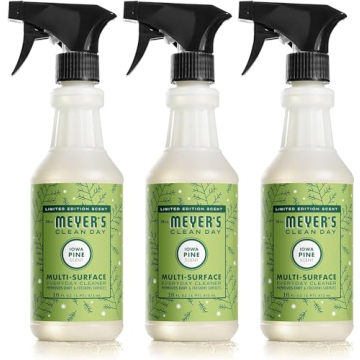 MRS. MEYER'S CLEAN DAY Multi-Surface Cleaner Spray, Cruelty Free Formula, Iowa Pine, 16 fl. Oz (Pack...